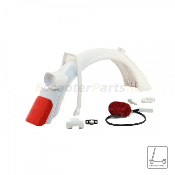 Kit Parafango Posteriore 3 Fori + Fanale e Supporti Xiaomi Essential, 1S, Pro 2