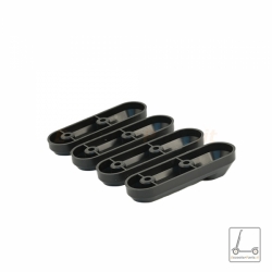 Set Copri Bulloni in Plastica Anteriori e Posteriori Vivo S2, S2 Max - Nero