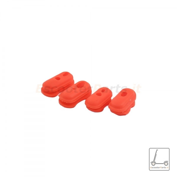 Set Gommini Passacavi in Silicone Vivo S2, S2 Max - Rosso