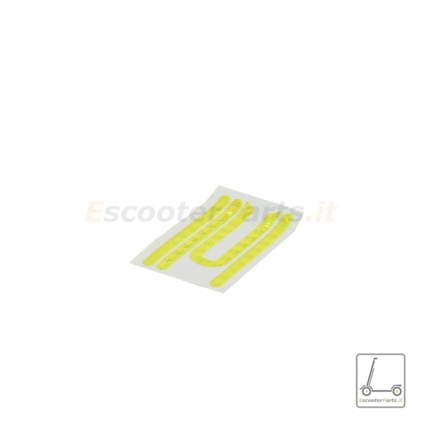 Adesivi Riflettenti Xiaomi M365, Pro - Giallo Flow