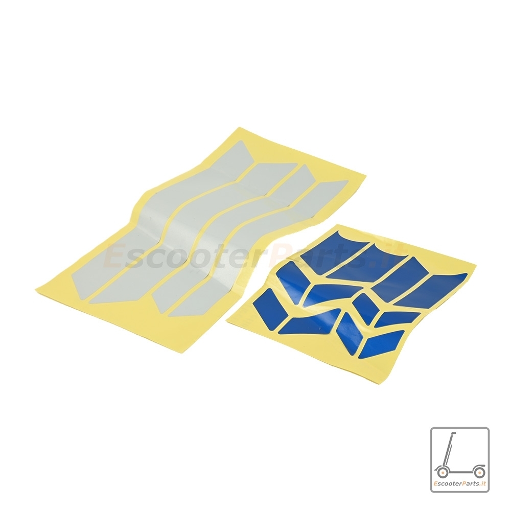 Adesivi Decorativi del Telaio Xiaomi M365 Series e Simili - Azzurro