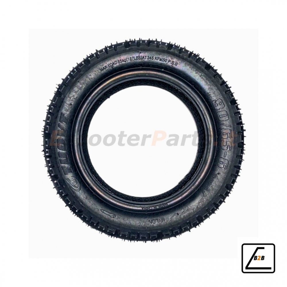 Copertone 80/65-6 (255X80) Tube Tyre TUOVT Road Version - Nero