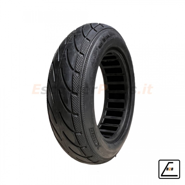 Copertone Solido 10X2.7-6.5 con Rim da 53 mm per Kugoo G-Buster e G2 Pro - Nero