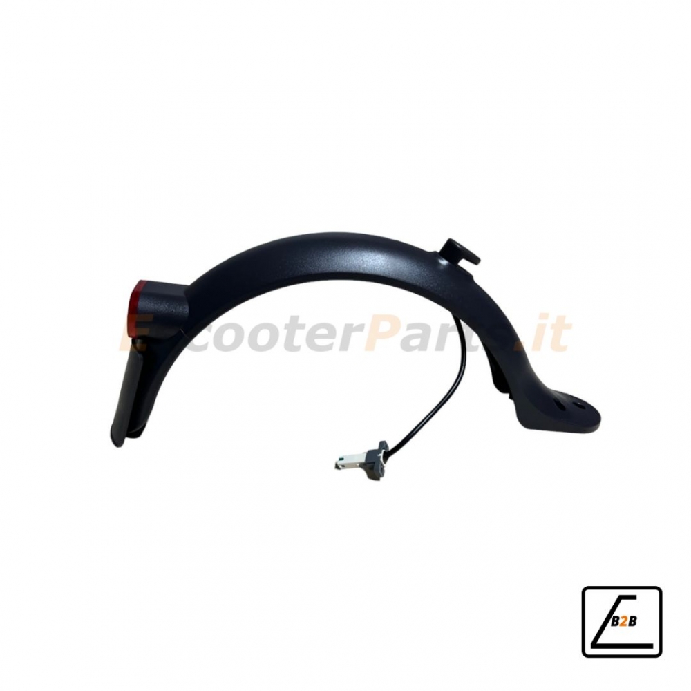 Kit Parafango Posteriore 3 Fori + Fanale Xiaomi Essential, 1S, Pro 2 - Nero