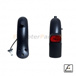 Kit Parafango Posteriore 3 Fori + Fanale Xiaomi Essential, 1S, Pro 2 - Nero