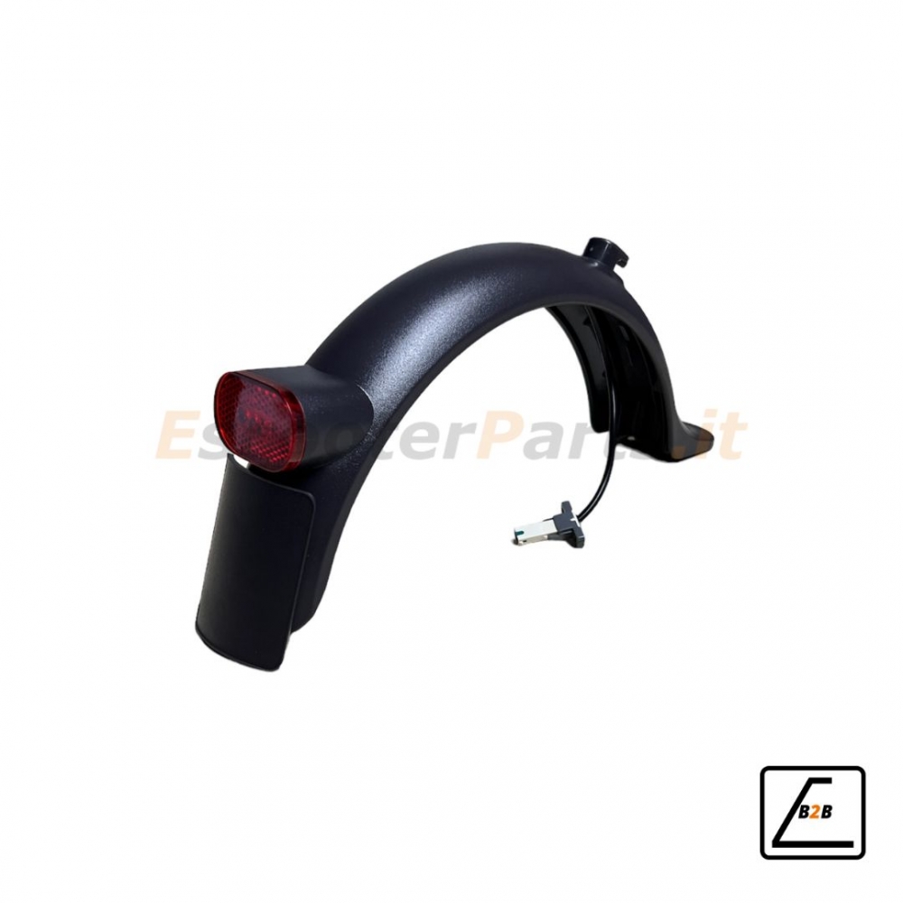 Kit Parafango Posteriore 3 Fori + Fanale Xiaomi Essential, 1S, Pro 2 - Nero