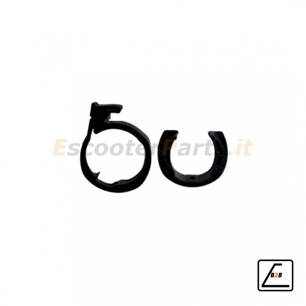 Set Anello Sicurezza + Sede per la Chiusura del Vivo S4 Sport - Nero