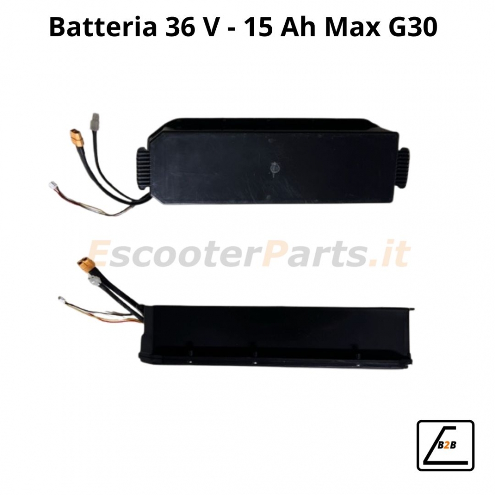 Batteria 15Ah 36V (550Wh) Compatibile per Ninebot Max G30 - Nero