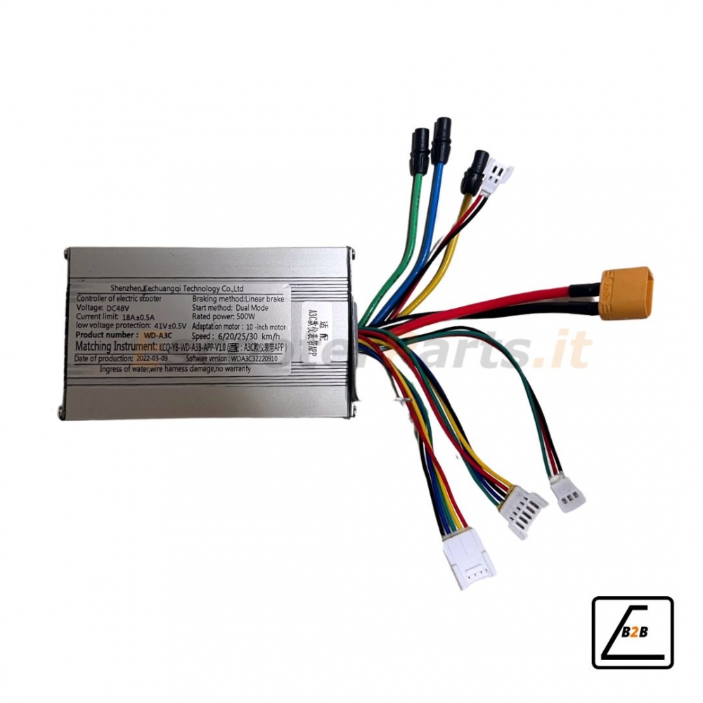 Centralina Vivo S4 Sport V2, 48V 500 W e Connettore Display a 5 Pin By KQC