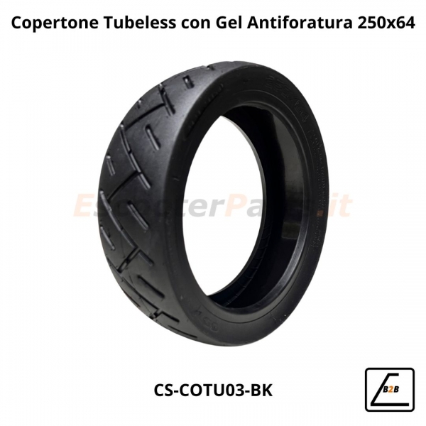 Copertone Tubeless 250x64 CST per Xiaomi Electric Scooter 4 Ultra e Navee S65
