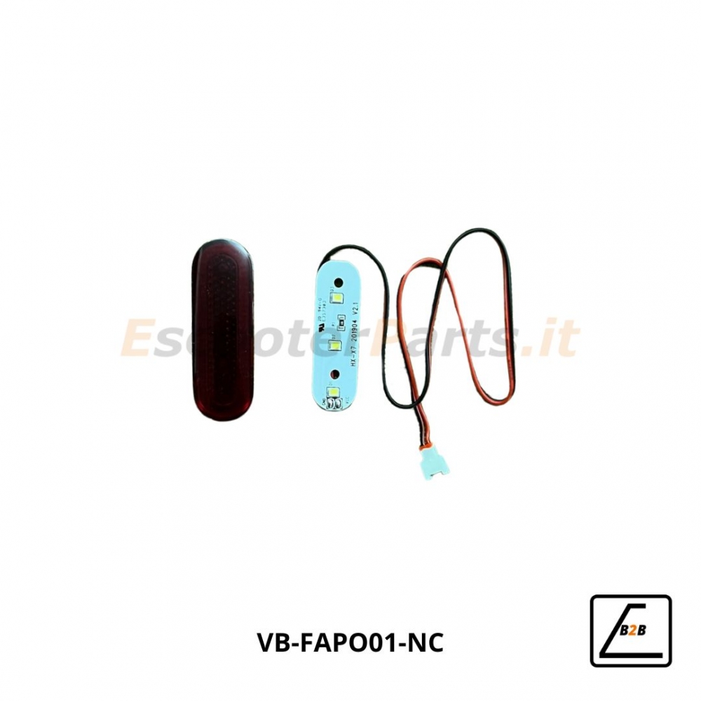 Set Fanale Posteriore Led + Gemma Rossa Vivo S3, S3 Pro/Max e Simili