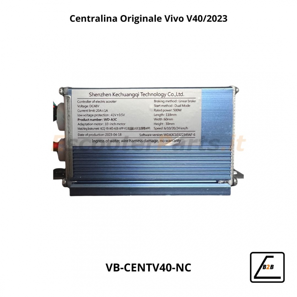 Centralina Originale Vivo V40/2023 con Frecce e Freno a Disco Ant e Post..