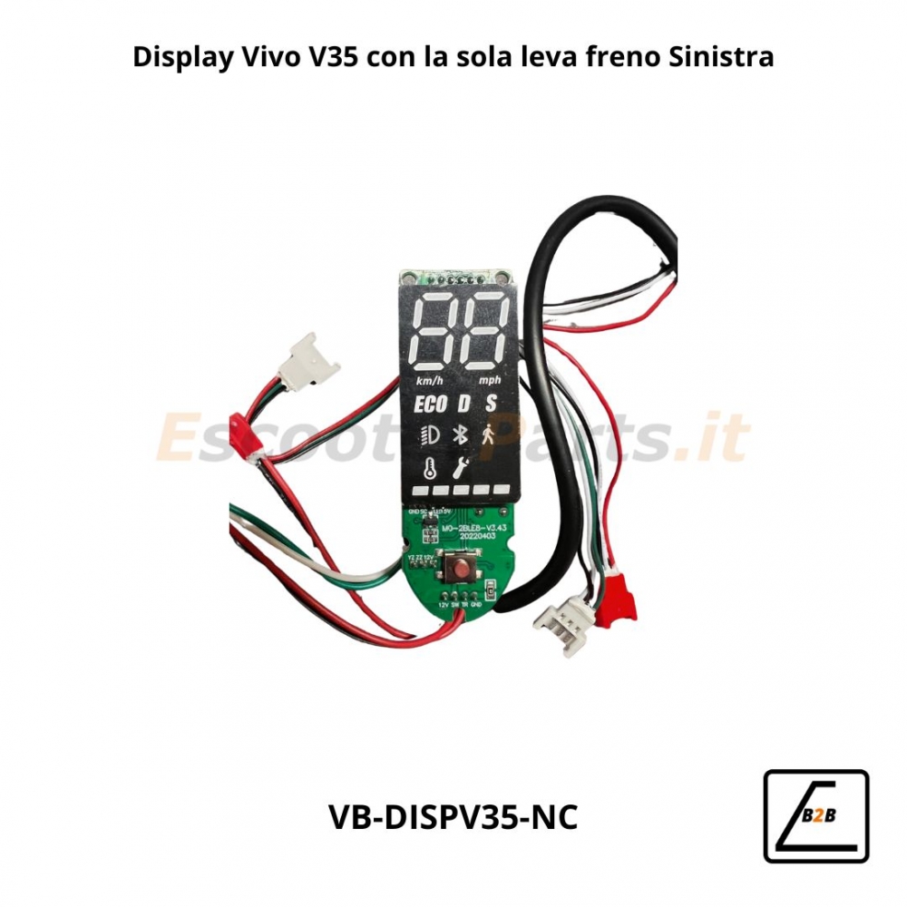 Display Vivo V35 con una sola leva freno -  (V-1LCDV35) No Color