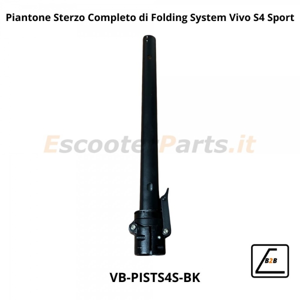 Piantone Sterzo Completo di Folding System Vivo S4 Sport - Nero