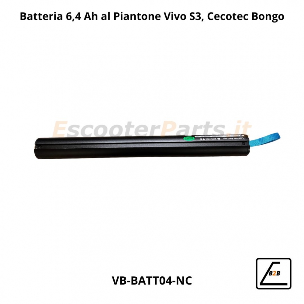 Batteria 36V - 6,4 Ah al Piantone per Vivo S3, Cecotec Bongo e Simili