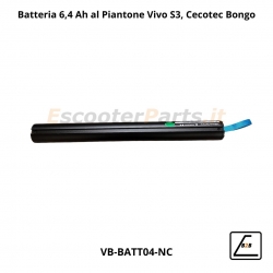 Batteria 36V - 6,4 Ah al Piantone per Vivo S3, Cecotec Bongo e Simili
