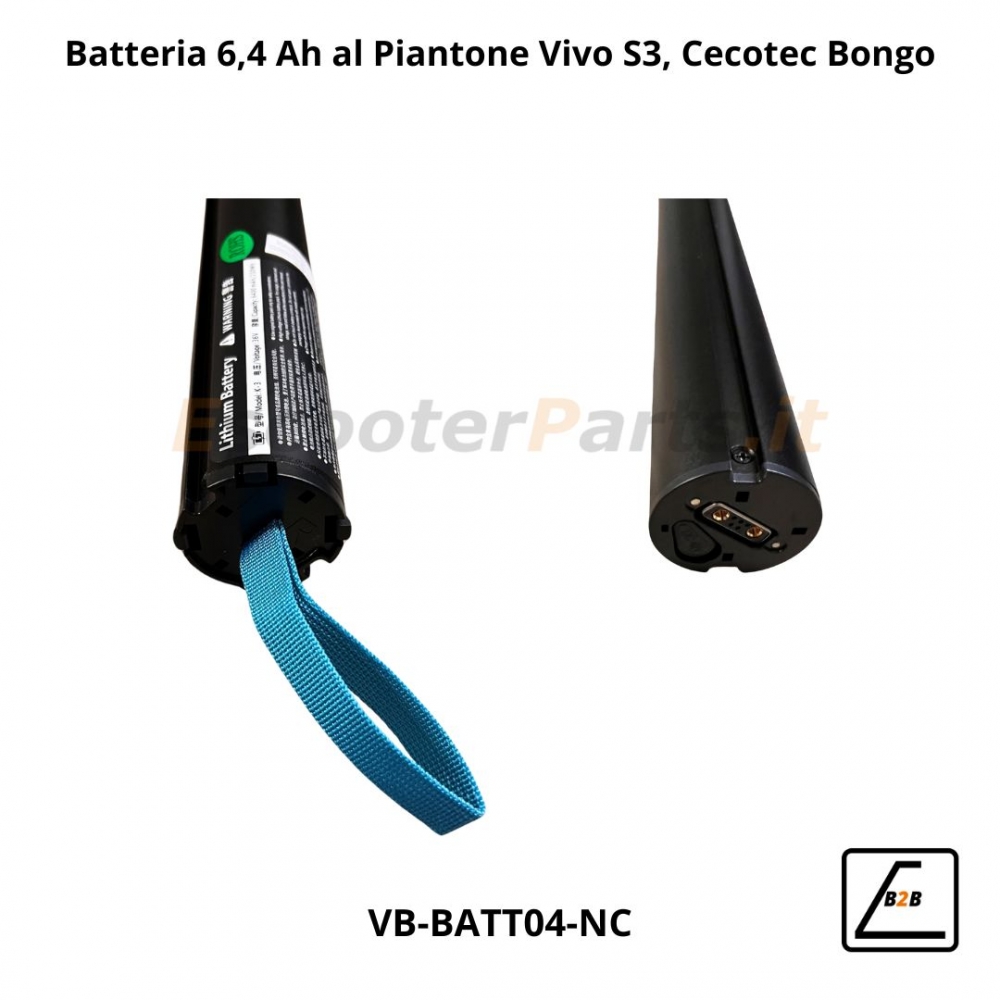 Batteria 36V - 6,4 Ah al Piantone per Vivo S3, Cecotec Bongo e Simili