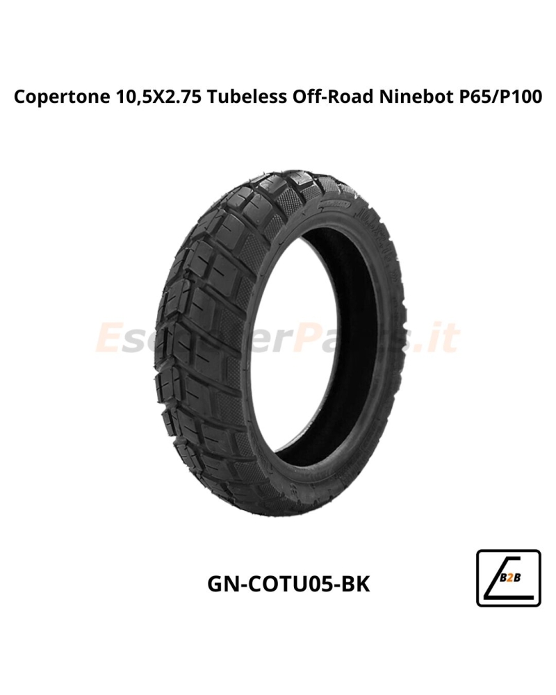Copertone 10.5x2.75 Tubeless Off-Road per Ninebot P65/P100