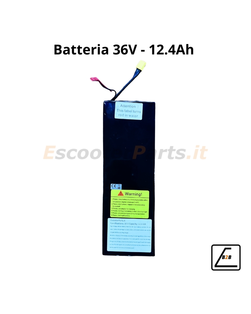Batteria 12,8 Ah, 36V per E-Bike e Monopattini Elettici mm 285x89x40 - Azzurra