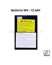 Batteria 12,8 Ah, 36V per E-Bike e Monopattini Elettici mm 285x89x40 - Azzurra