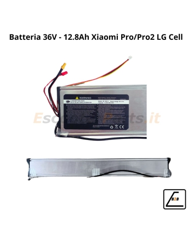 Batteria 12.8 Ah Compatibile Xiaomi Pro, Pro 2 con Celle LG - Metal