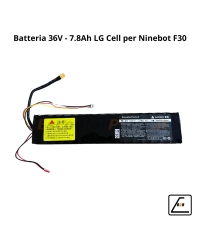 Batteria 7,8 Ah 36V LG Cell 18/650 Comp. Ninebot F30-F40-D38 - Nero