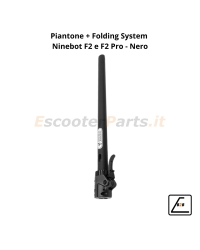 Piantone + Folding System Originale Ninebot F2 e F2 Pro - Nero