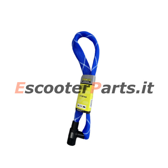 Chain Lock in Acciaio STAHLEX 6X900 mm con Cover Anti Taglio  - Royal Blue