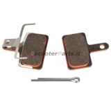 Set Pastiglie Freno per Shimano, Tektro, Zoom con Mescola Semi-Metalica PQBP