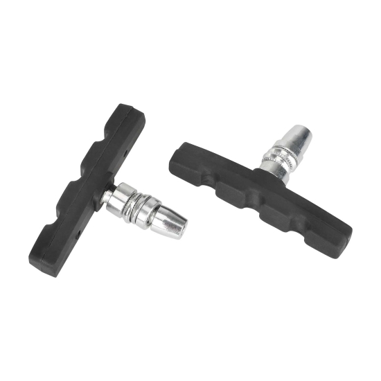 Set 4 Pezzi, 2 Coppie di Pattini Freno V-Brake da 70 mm per City Bike e MTB