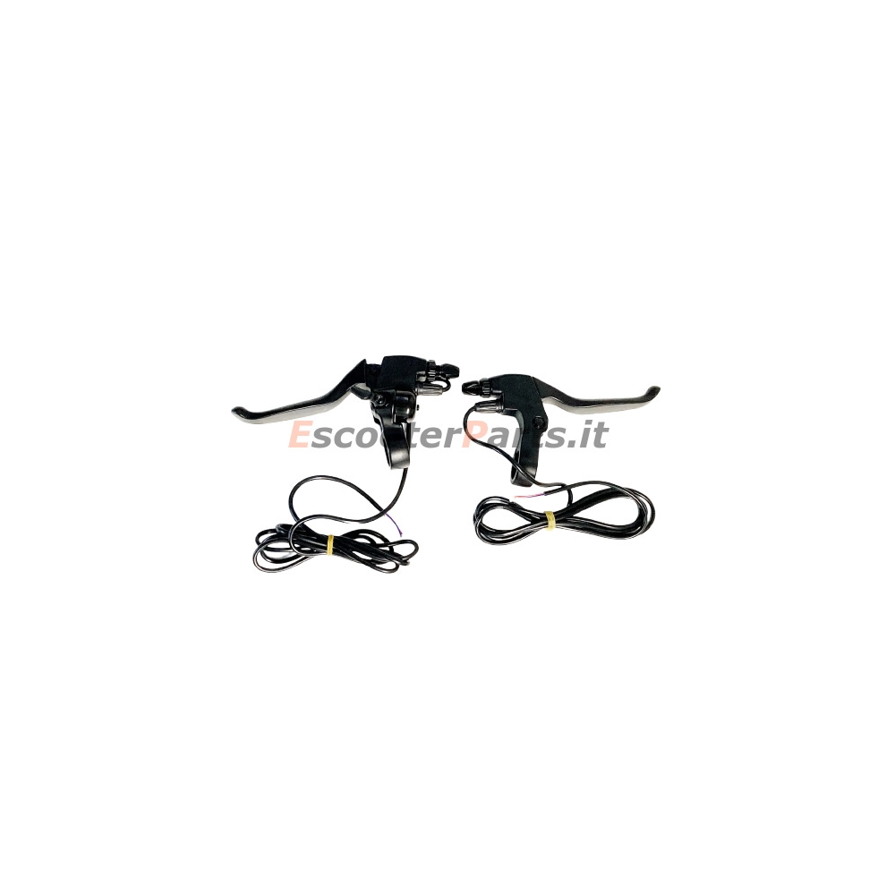 Coppia di Leve Freno DX e SX per Monopattini ed E-Bike Cavo di 1500 mm a 2 Pin